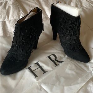 New Black Leather Banana Republic boots 9M